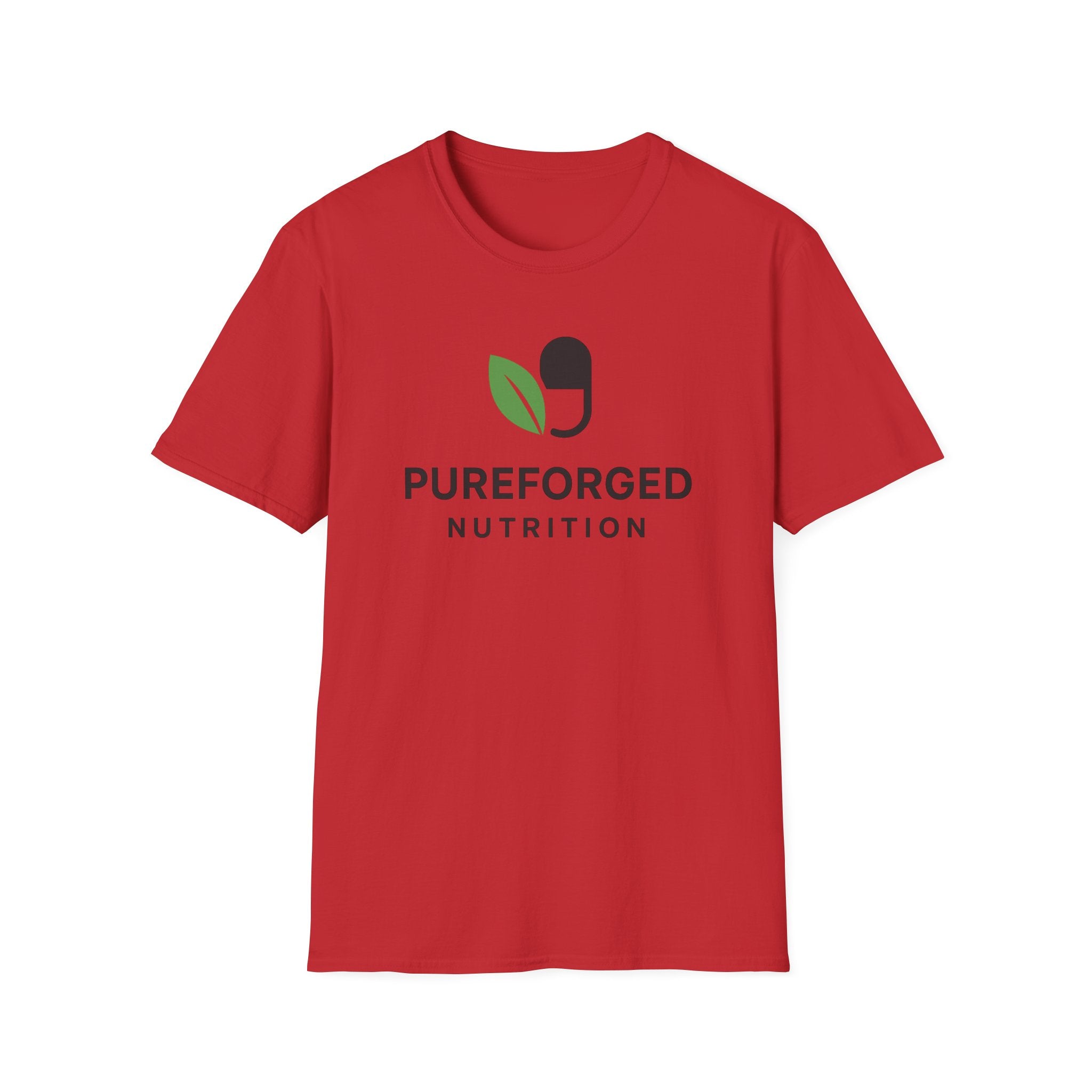 PureForged Nutrition Unisex Softstyle T-Shirt, Fitness Apparel, Healthy Living Shirt, Gift for Athletes, Casual Wear