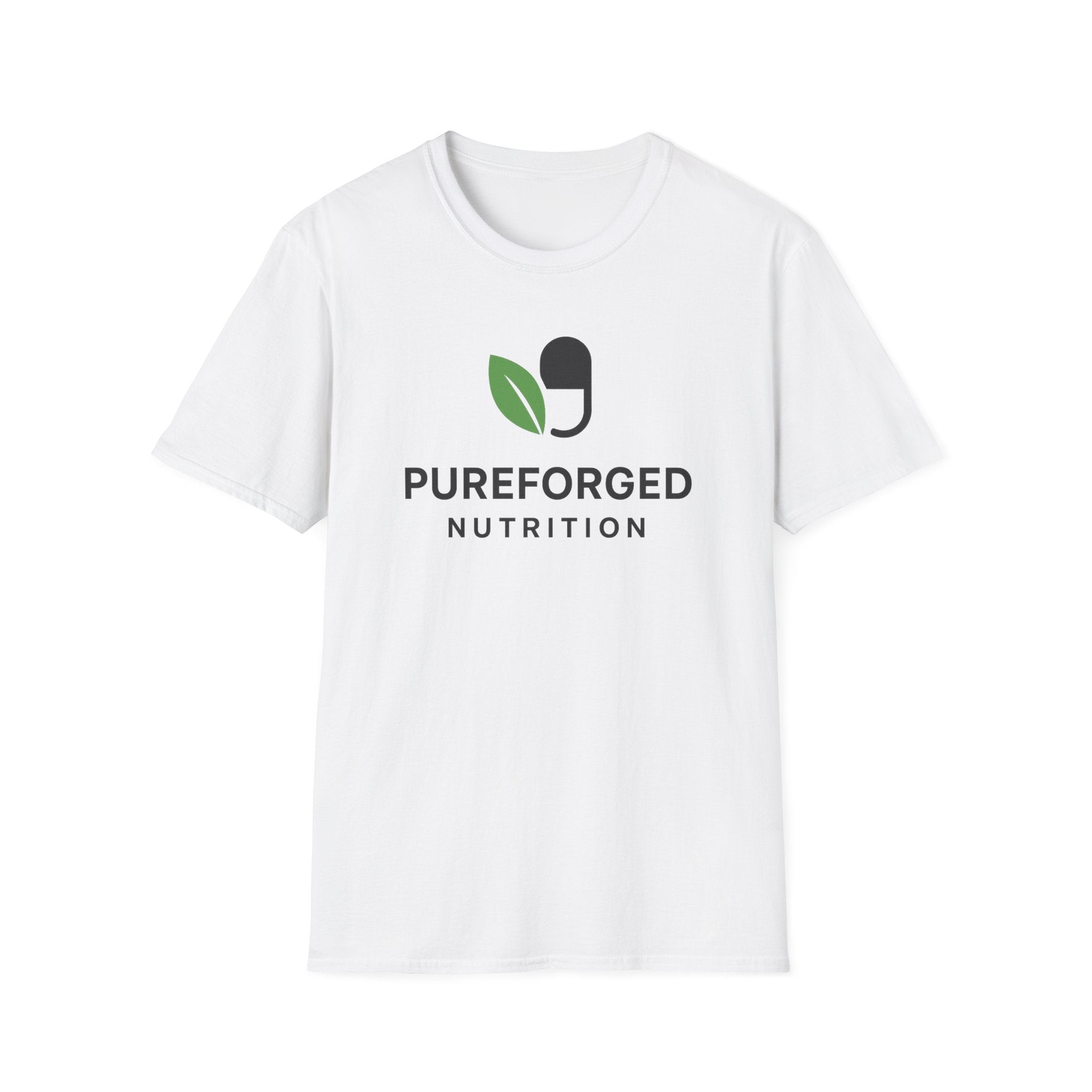 PureForged Nutrition Unisex Softstyle T-Shirt, Fitness Apparel, Healthy Living Shirt, Gift for Athletes, Casual Wear