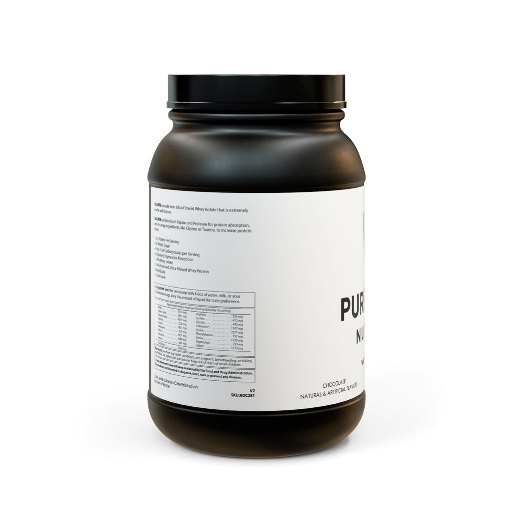 Whey Isolate Protein Supplement (907g, 2lb)