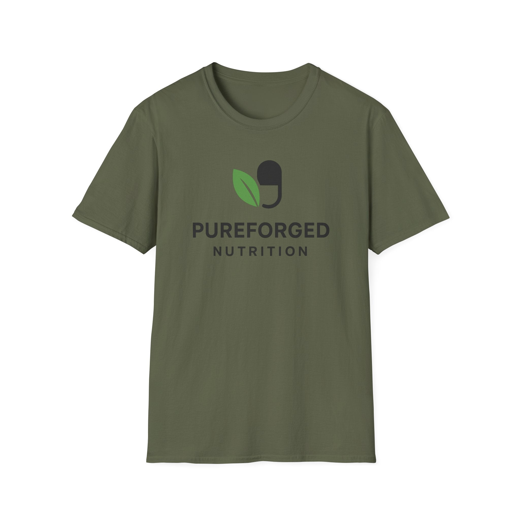 PureForged Nutrition Unisex Softstyle T-Shirt, Fitness Apparel, Healthy Living Shirt, Gift for Athletes, Casual Wear