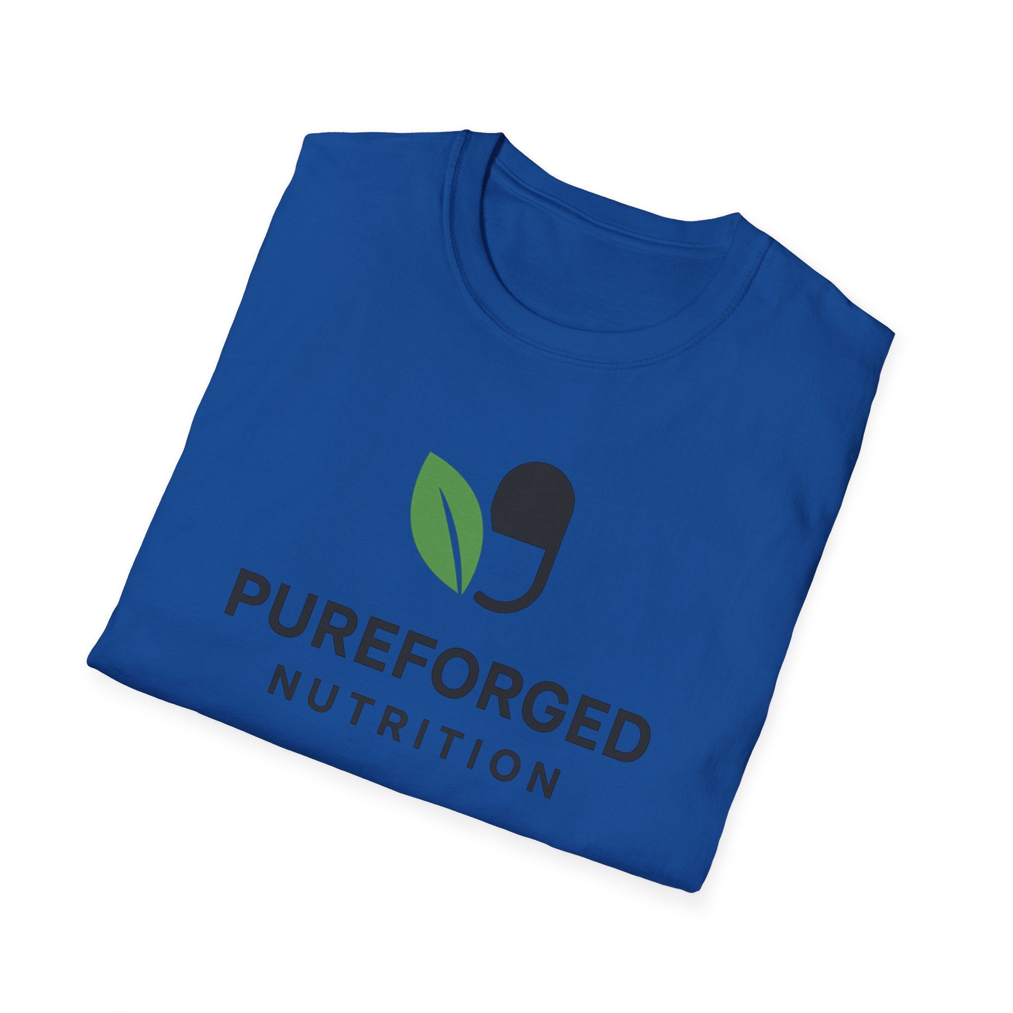 PureForged Nutrition Unisex Softstyle T-Shirt, Fitness Apparel, Healthy Living Shirt, Gift for Athletes, Casual Wear