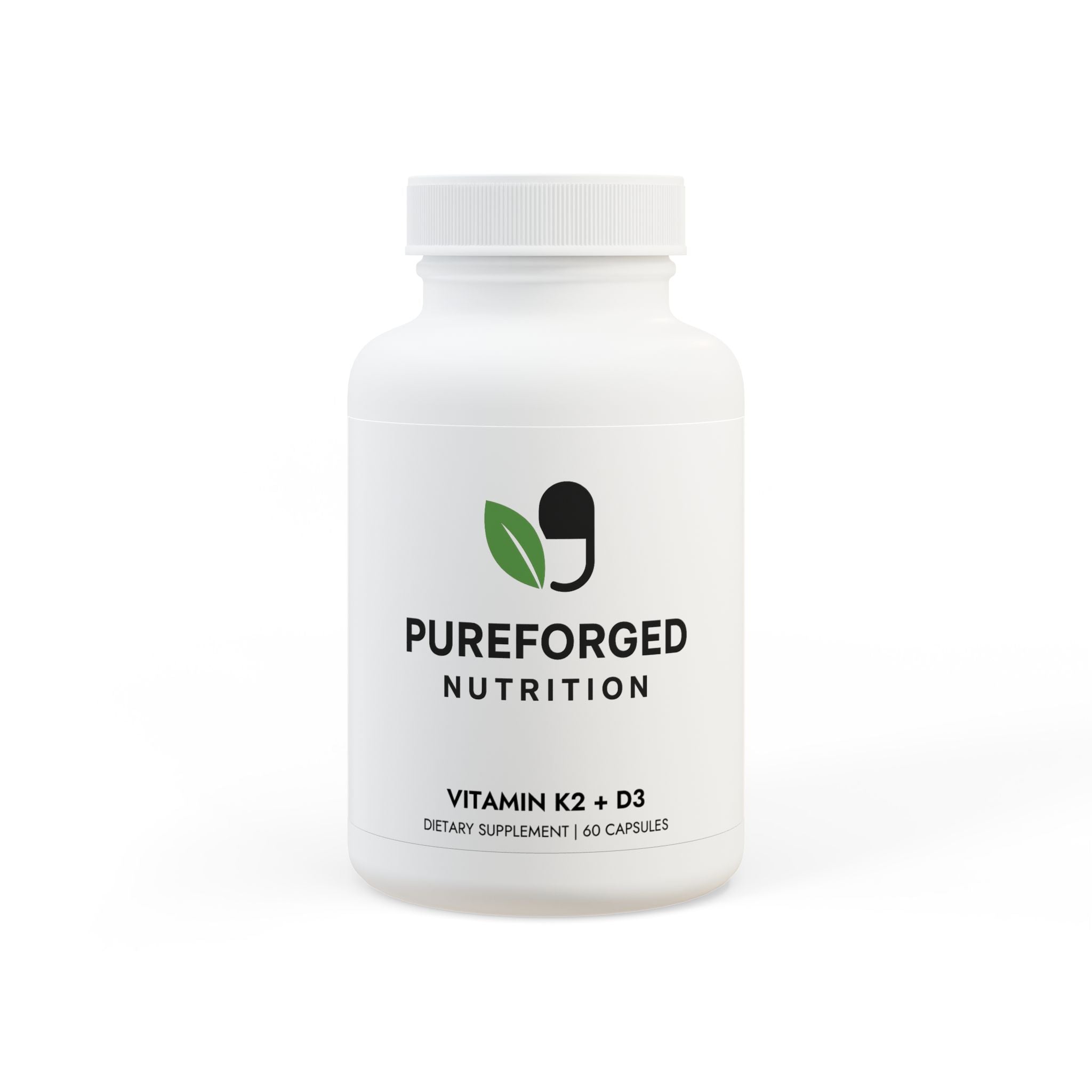 Vitamin K2 + D3 Supplement (60 Capsules)