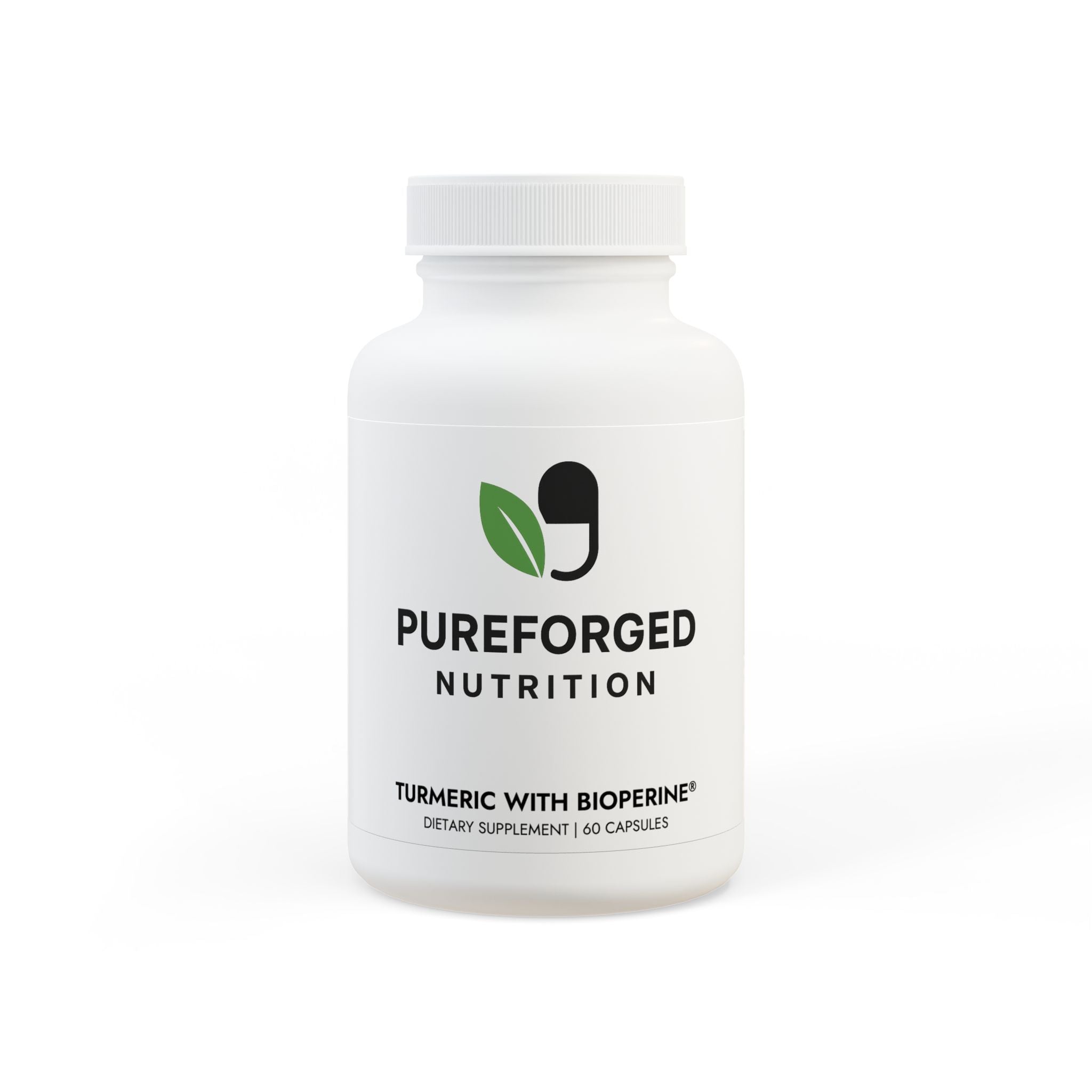 Turmeric with BioPerine® (Black Pepper Fruit Extract) Supplement (60 Capsules)