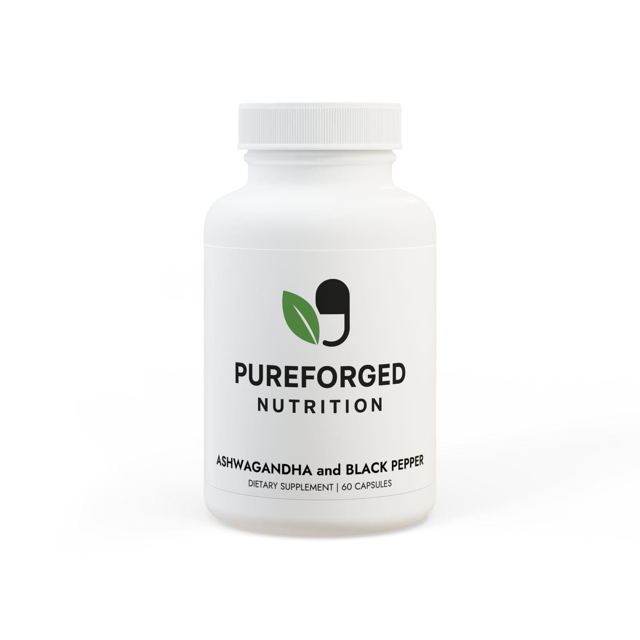 Ashwagandha and Black Pepper Supplement (60 capsules)